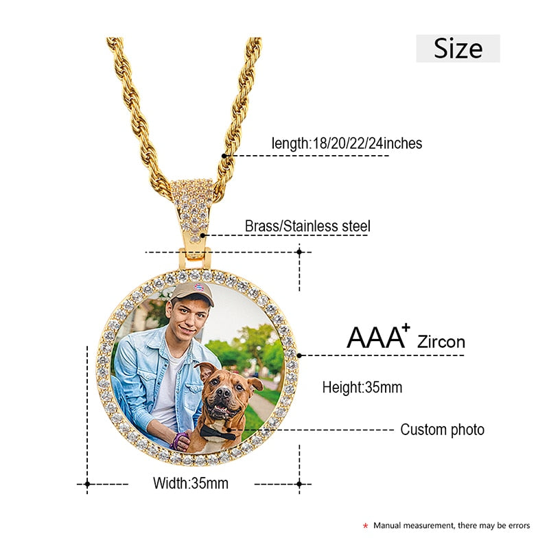 Custom Photo Pendant Necklace