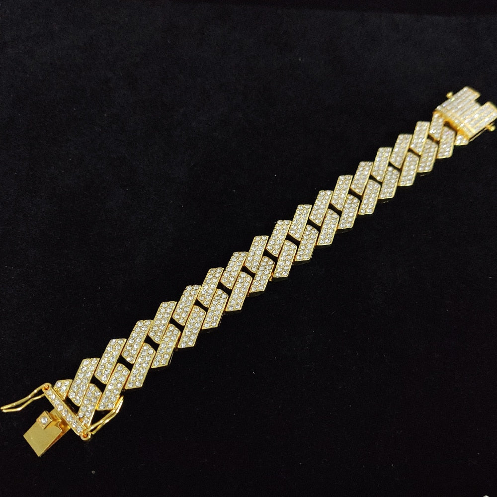 20MM Miami Cuban Necklace & Bracelet