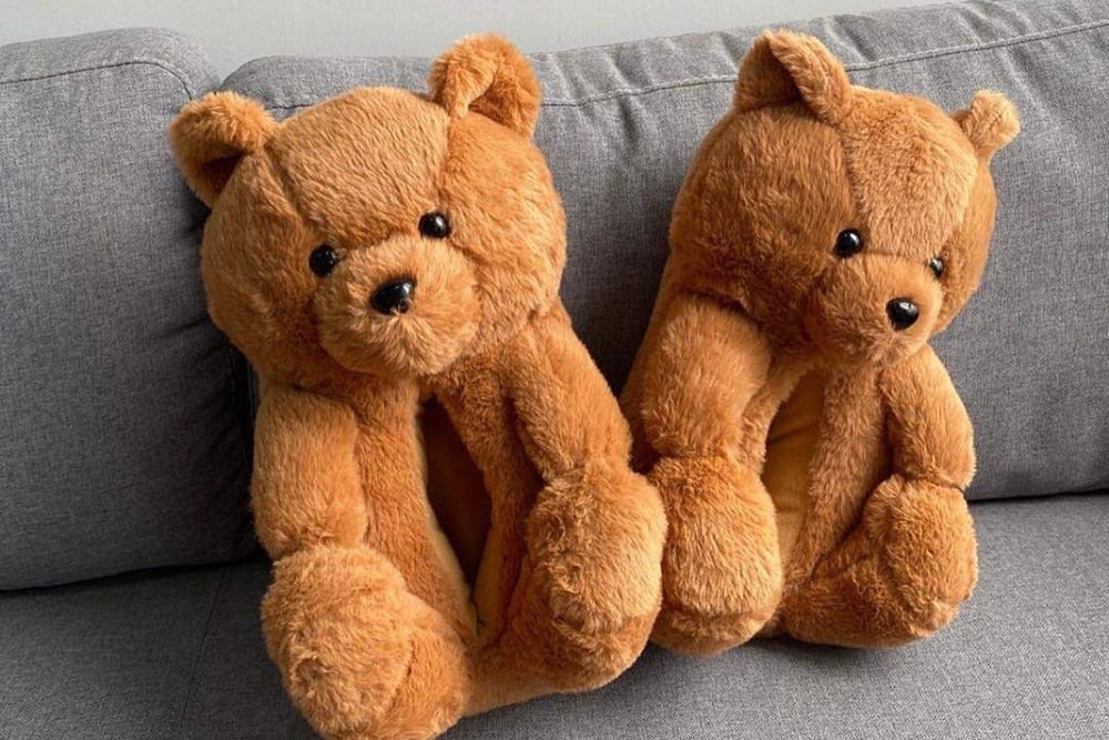 Teddy Bear Slippers